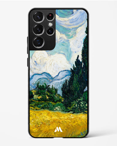 Wheat Field with Cypresses [Van Gogh] Glass Case Phone Cover-(Samsung)