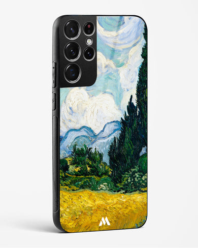 Wheat Field with Cypresses [Van Gogh] Glass Case Phone Cover-(Samsung)