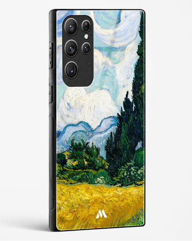Wheat Field with Cypresses [Van Gogh] Glass Case Phone Cover (Samsung)