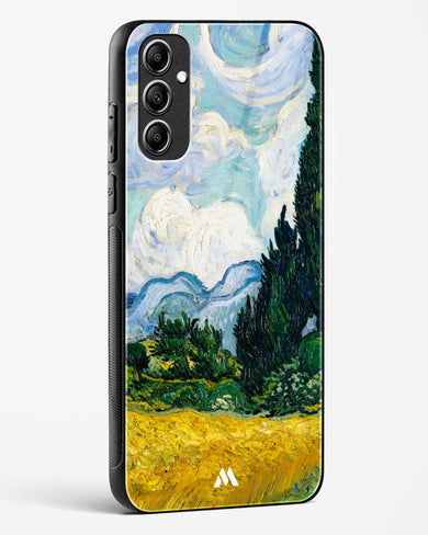 Wheat Field with Cypresses [Van Gogh] Glass Case Phone Cover (Samsung)