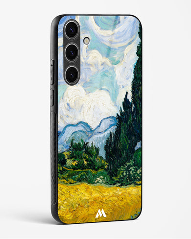 Wheat Field with Cypresses [Van Gogh] Glass Case Phone Cover (Samsung)