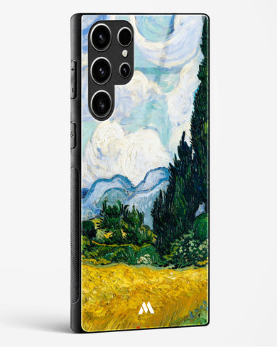 Wheat Field with Cypresses [Van Gogh] Glass Case Phone Cover (Samsung)