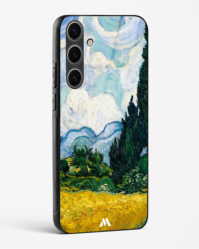 Wheat Field with Cypresses [Van Gogh] Glass Case Phone Cover (Samsung)