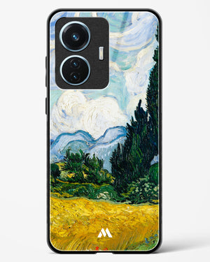 Wheat Field with Cypresses [Van Gogh] Glass Case Phone Cover (Vivo)