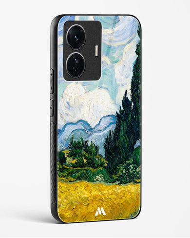 Wheat Field with Cypresses [Van Gogh] Glass Case Phone Cover-(Vivo)