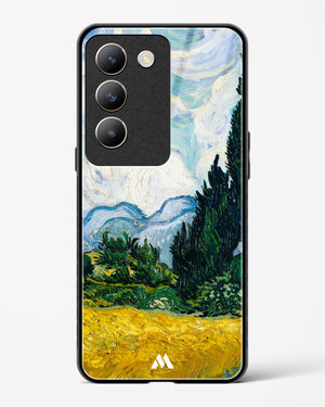Wheat Field with Cypresses [Van Gogh] Glass Case Phone Cover (Vivo)