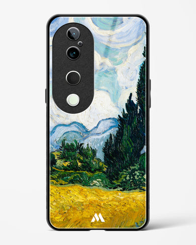 Wheat Field with Cypresses [Van Gogh] Glass Case Phone Cover (Vivo)