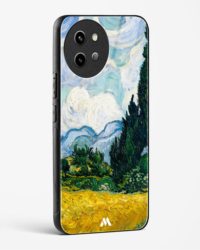 Wheat Field with Cypresses [Van Gogh] Glass Case Phone Cover (Vivo)