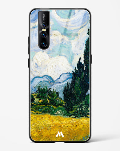 Wheat Field with Cypresses [Van Gogh] Glass Case Phone Cover-(Vivo)