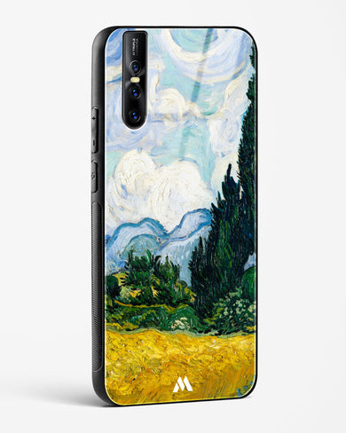 Wheat Field with Cypresses [Van Gogh] Glass Case Phone Cover-(Vivo)