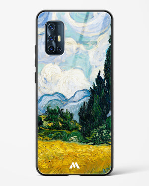 Wheat Field with Cypresses [Van Gogh] Glass Case Phone Cover (Vivo)