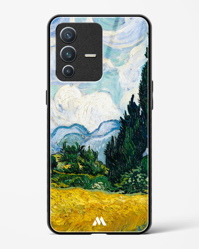 Wheat Field with Cypresses [Van Gogh] Glass Case Phone Cover-(Vivo)