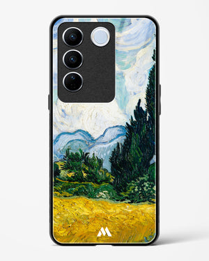 Wheat Field with Cypresses [Van Gogh] Glass Case Phone Cover-(Vivo)