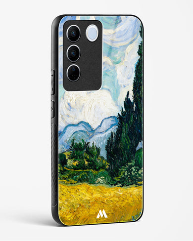 Wheat Field with Cypresses [Van Gogh] Glass Case Phone Cover-(Vivo)