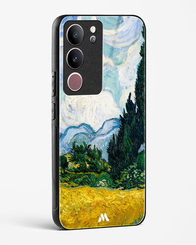 Wheat Field with Cypresses [Van Gogh] Glass Case Phone Cover-(Vivo)