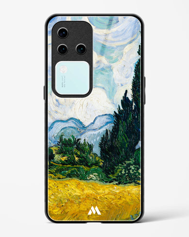 Wheat Field with Cypresses [Van Gogh] Glass Case Phone Cover (Vivo)