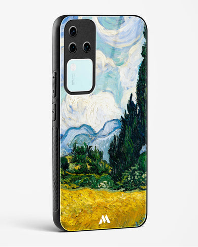 Wheat Field with Cypresses [Van Gogh] Glass Case Phone Cover (Vivo)
