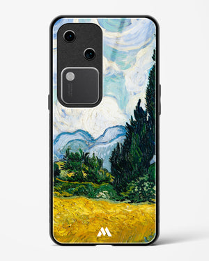Wheat Field with Cypresses [Van Gogh] Glass Case Phone Cover (Vivo)
