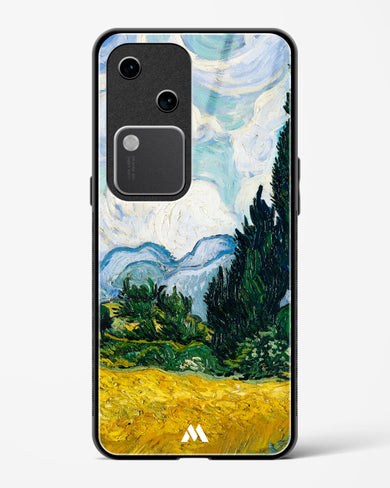 Wheat Field with Cypresses [Van Gogh] Glass Case Phone Cover (Vivo)