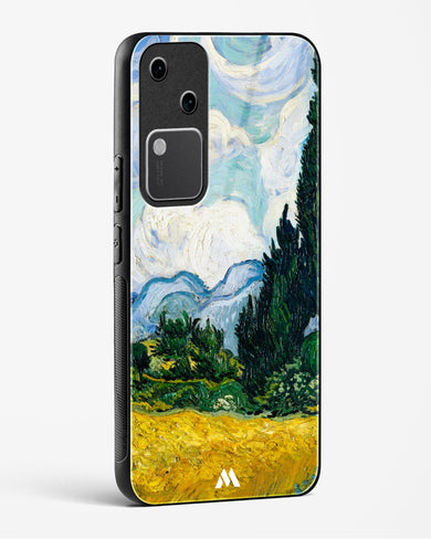 Wheat Field with Cypresses [Van Gogh] Glass Case Phone Cover (Vivo)