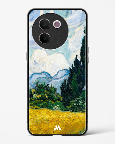 Wheat Field with Cypresses [Van Gogh] Glass Case Phone Cover (Vivo)