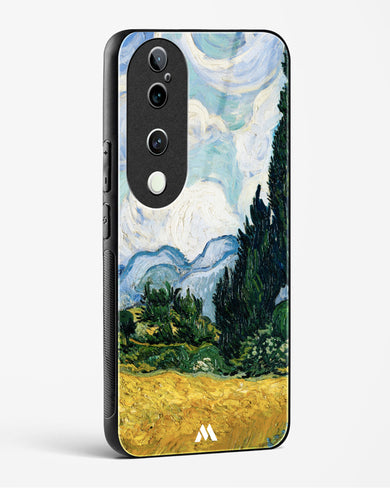 Wheat Field with Cypresses [Van Gogh] Glass Case Phone Cover (Vivo)