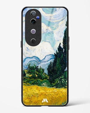 Wheat Field with Cypresses [Van Gogh] Glass Case Phone Cover (Vivo)