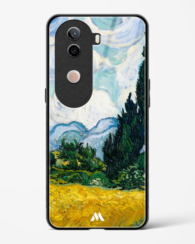 Wheat Field with Cypresses [Van Gogh] Glass Case Phone Cover (Vivo)