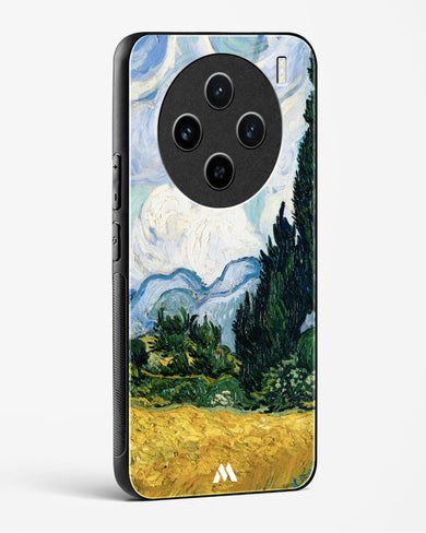 Wheat Field with Cypresses [Van Gogh] Glass Case Phone Cover (Vivo)