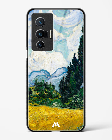 Wheat Field with Cypresses [Van Gogh] Glass Case Phone Cover-(Vivo)