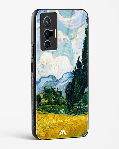 Wheat Field with Cypresses [Van Gogh] Glass Case Phone Cover-(Vivo)