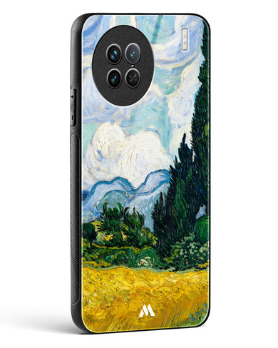 Wheat Field with Cypresses [Van Gogh] Glass Case Phone Cover-(Vivo)