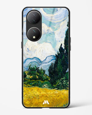 Wheat Field with Cypresses [Van Gogh] Glass Case Phone Cover (Vivo)