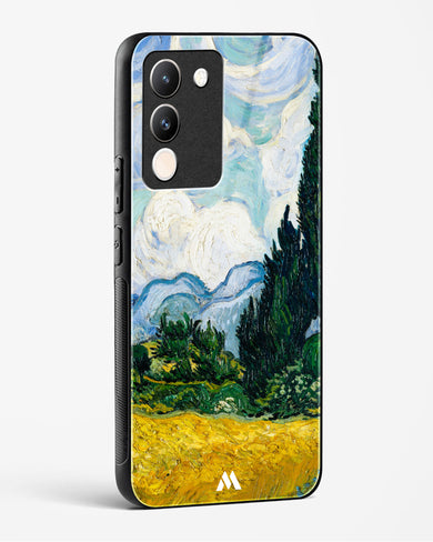 Wheat Field with Cypresses [Van Gogh] Glass Case Phone Cover (Vivo)