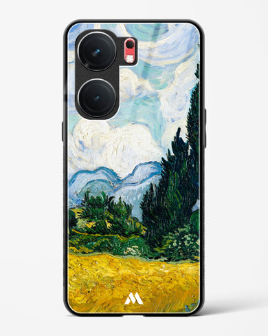 Wheat Field with Cypresses [Van Gogh] Glass Case Phone Cover (Vivo)