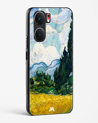 Wheat Field with Cypresses [Van Gogh] Glass Case Phone Cover (Vivo)