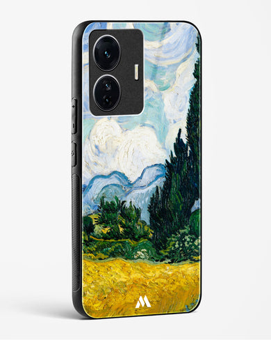 Wheat Field with Cypresses [Van Gogh] Glass Case Phone Cover (Vivo)