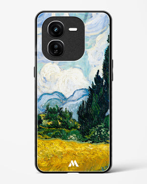 Wheat Field with Cypresses [Van Gogh] Glass Case Phone Cover (Vivo)