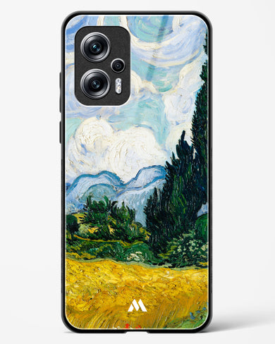 Wheat Field with Cypresses [Van Gogh] Glass Case Phone Cover (Xiaomi)