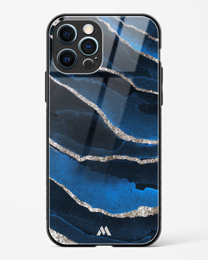 Shimmering Sands Blue Marble Glass Case Phone Cover (Apple)