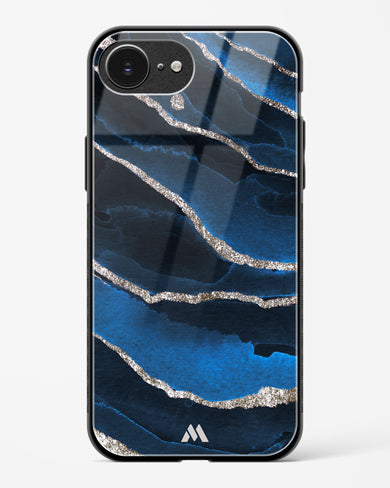 Shimmering Sands Blue Marble Glass Case Phone Cover (Apple)