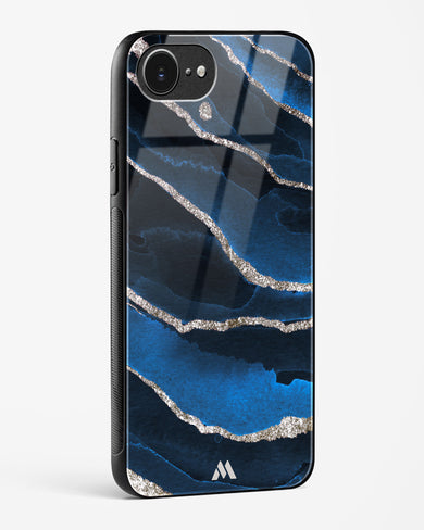 Shimmering Sands Blue Marble Glass Case Phone Cover (Apple)