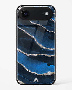 Shimmering Sands Blue Marble Glass Case Phone Cover (Apple)