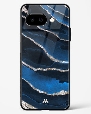 Shimmering Sands Blue Marble Glass Case Phone Cover (Google)