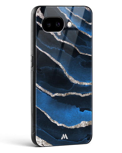 Shimmering Sands Blue Marble Glass Case Phone Cover (Google)