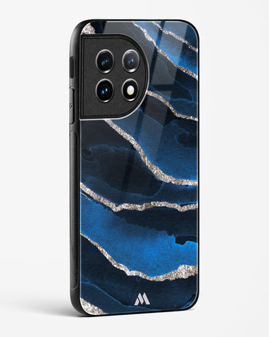 Shimmering Sands Blue Marble Glass Case Phone Cover (OnePlus)