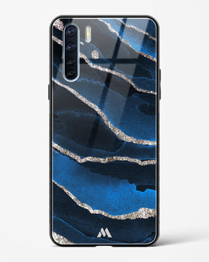 Shimmering Sands Blue Marble Glass Case Phone Cover (Oppo)