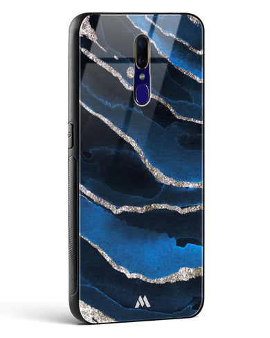 Shimmering Sands Blue Marble Glass Case Phone Cover (Oppo)