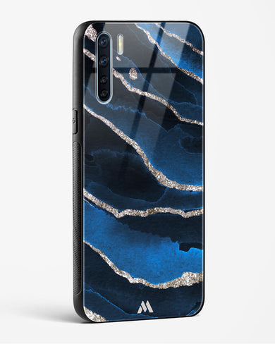 Shimmering Sands Blue Marble Glass Case Phone Cover (Oppo)