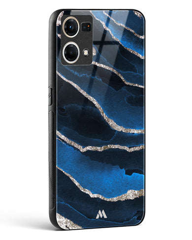 Shimmering Sands Blue Marble Glass Case Phone Cover (Oppo)